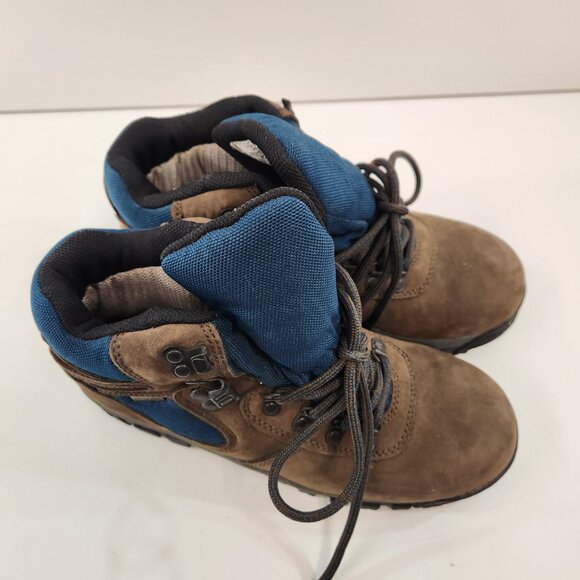 Merrell Hiking Boots Eagle Waterproof Womens Size 8.5 Brown Suede Wear Them Out - Picture 7 of 9